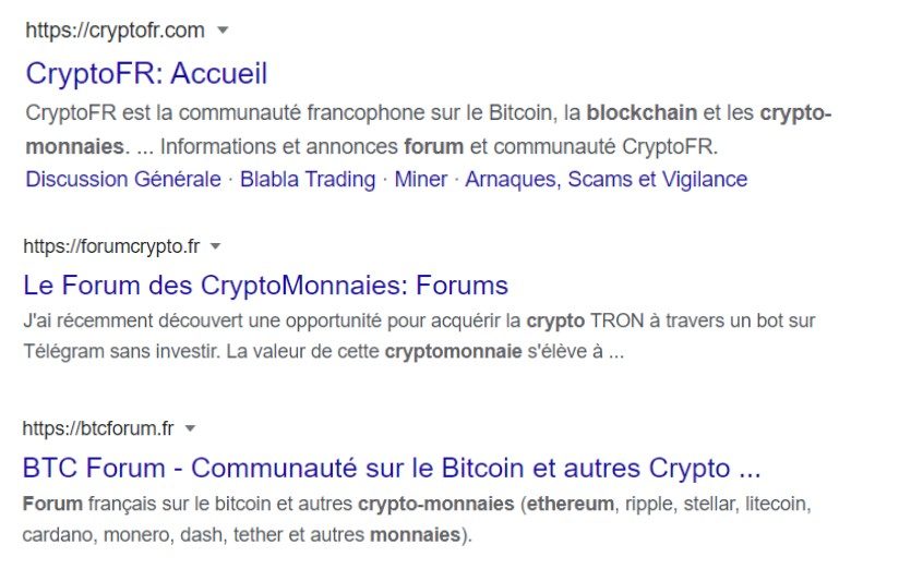 forum cryptomonnaie