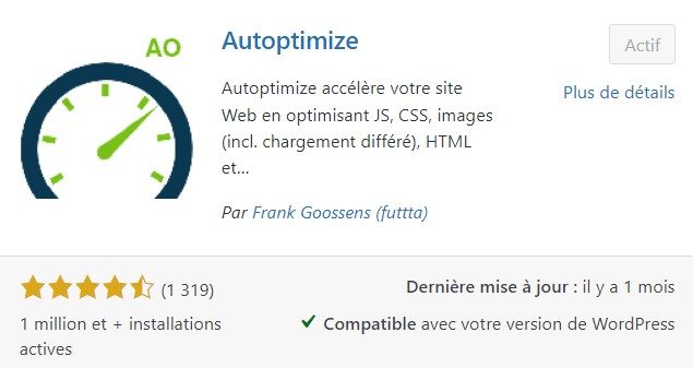 plugin autoptimize