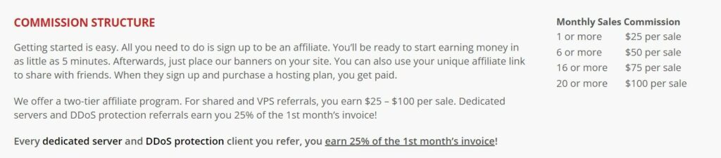 commission affiliation bitcoinwebhosting