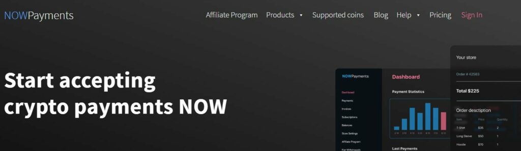 interface nowpayments