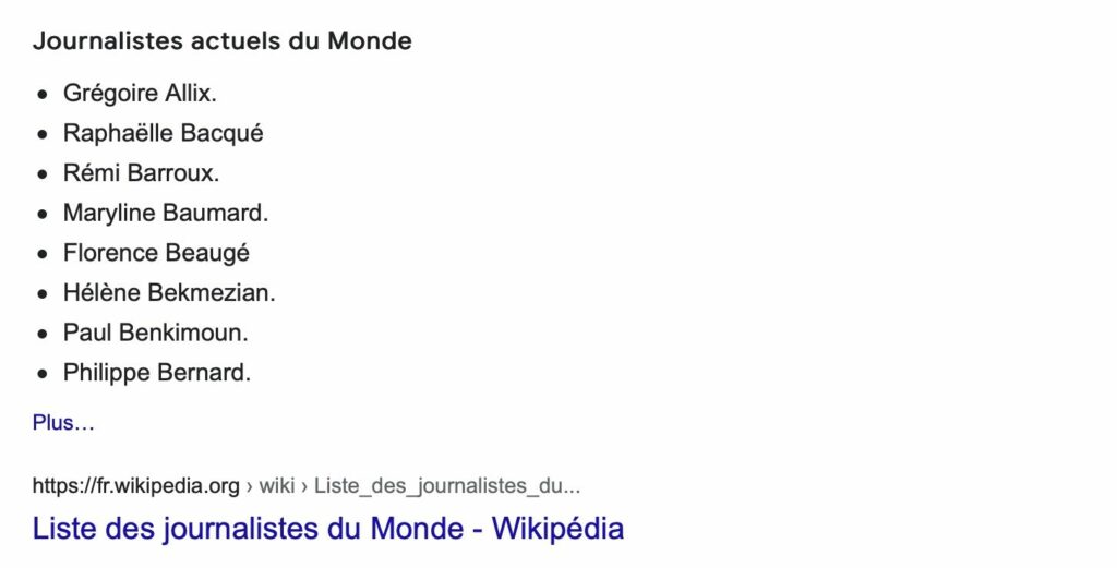 journalistes le monde