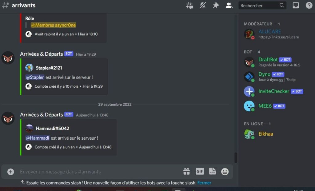 espace moderation discord