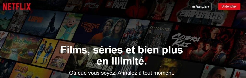 exemple abonnement netflix