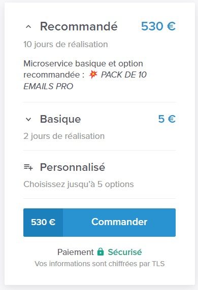 exemple tarif emailmarketing