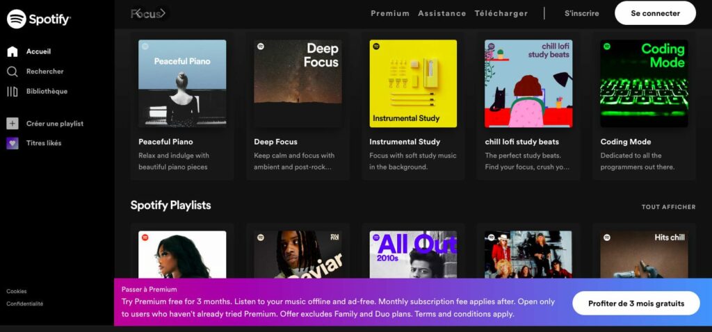 interface spotify