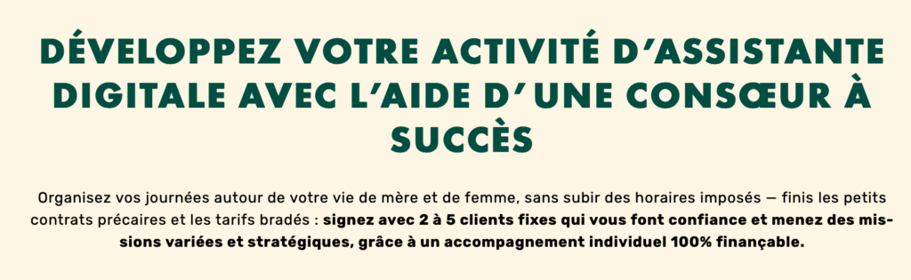 formation assistante digitale livementor