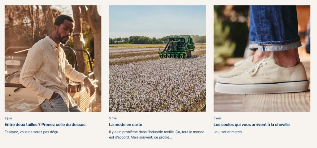 exemple blog de marque