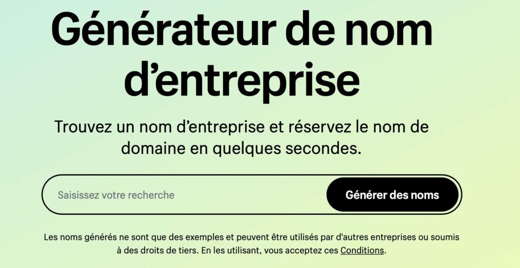 generateur nom entreprise