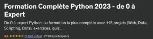 Top 3 des Meilleures Formations Python en 2025