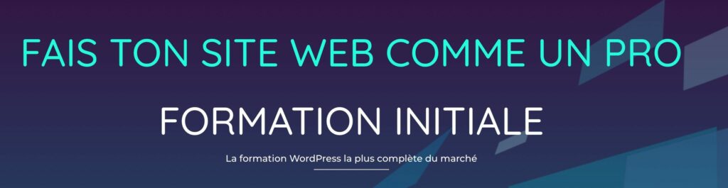 formation wordpress fais ton site