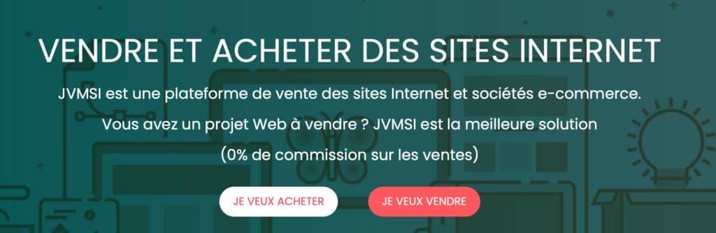 je vends mon site internet