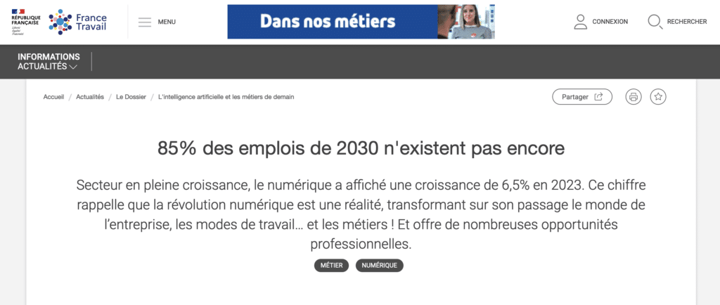 secteurs porteurs avenir