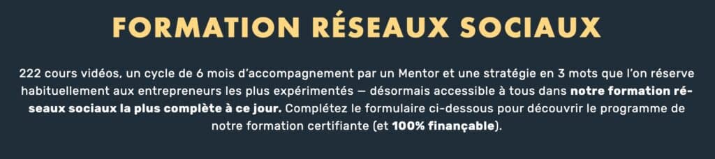 formation reseaux sociaux livementor