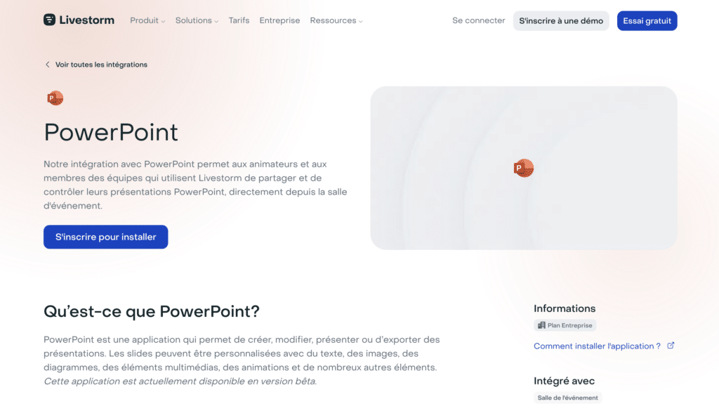 slide powerpoint livestorm