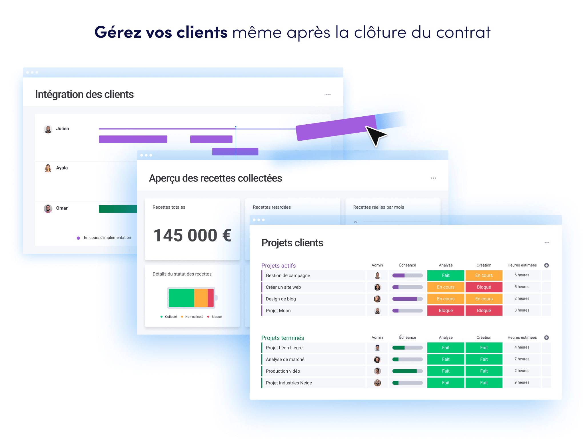 suivi client apres vente monday