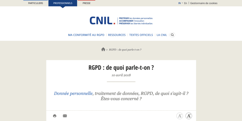 cnil rgpd