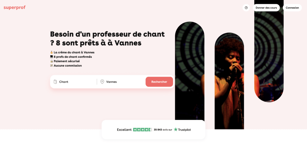 cours chant superprof