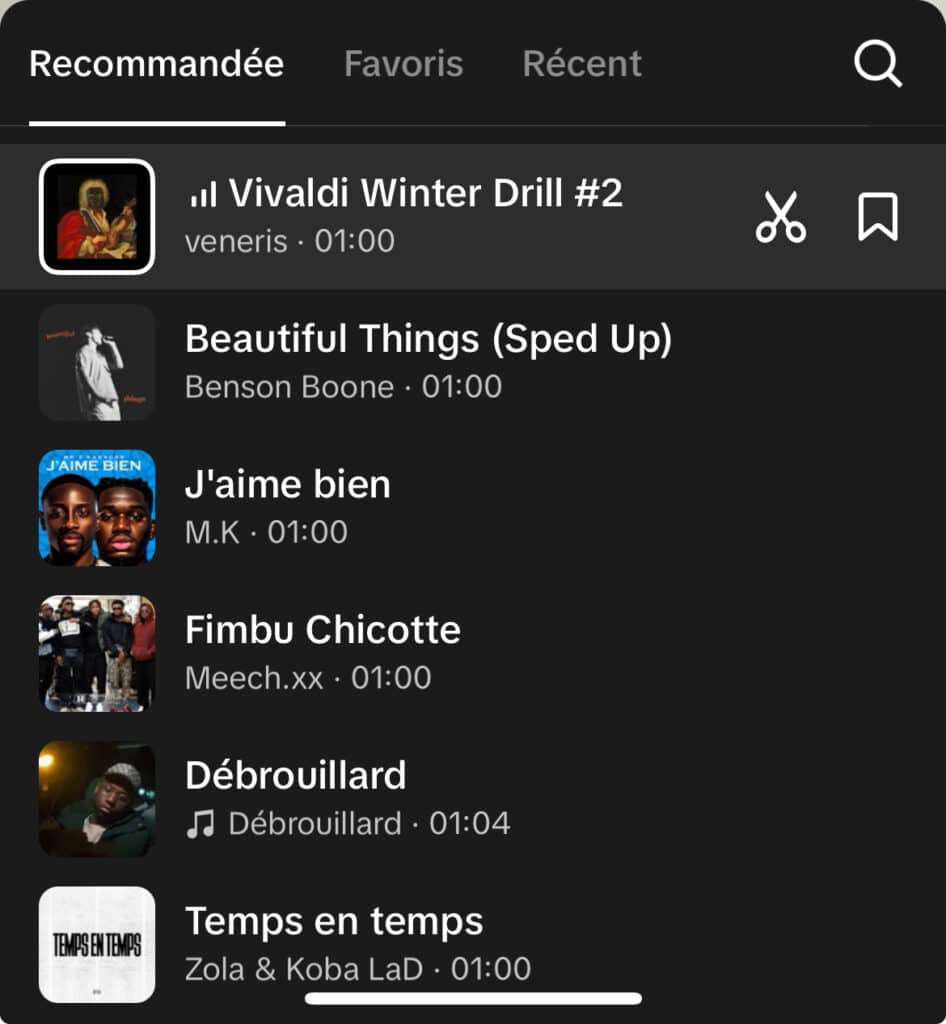 tendance son tiktok