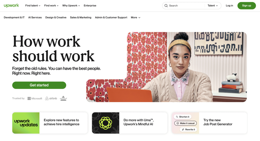 upwork freelance