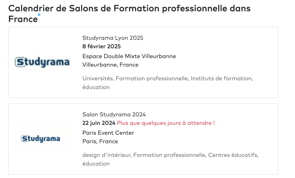 salon pro formateur