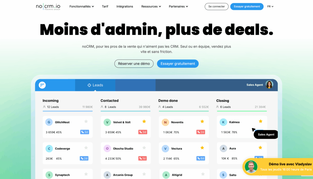 homepage nocrm