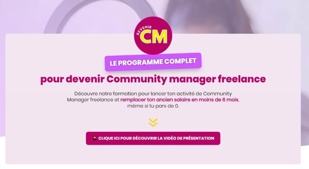 interface devenir community manager freelance de yacine kais