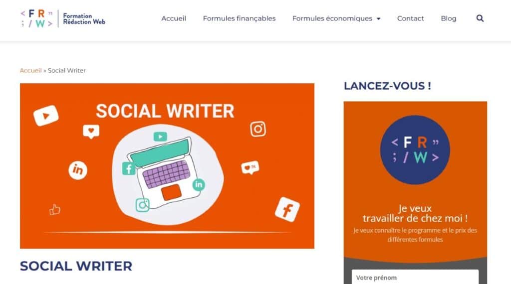 interface formation social writer de lucie rondelet