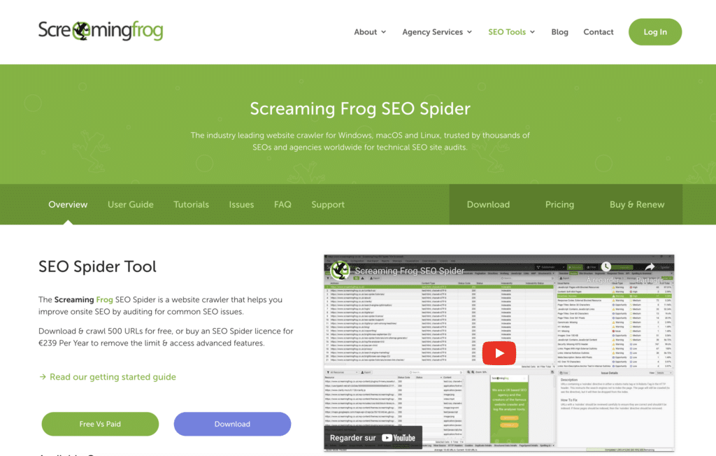 screaming frog