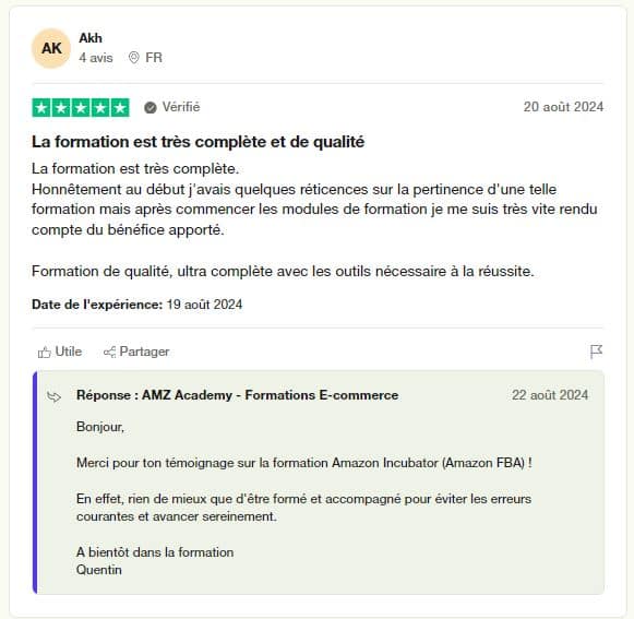 avis 2 trustpilot amazon incubator