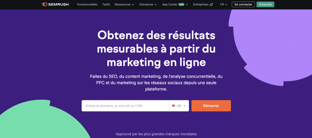 strategie mots cles semrush