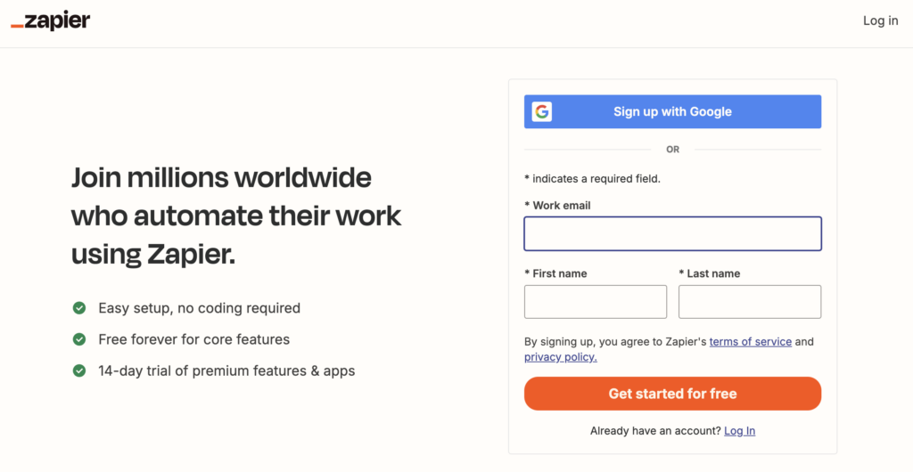 zapier free trial