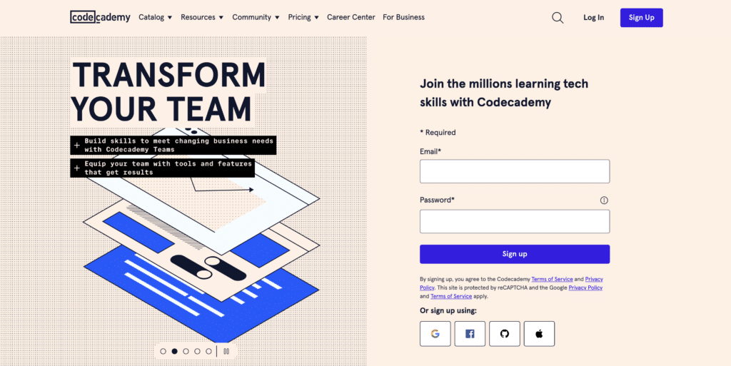 codecademy apprendre code