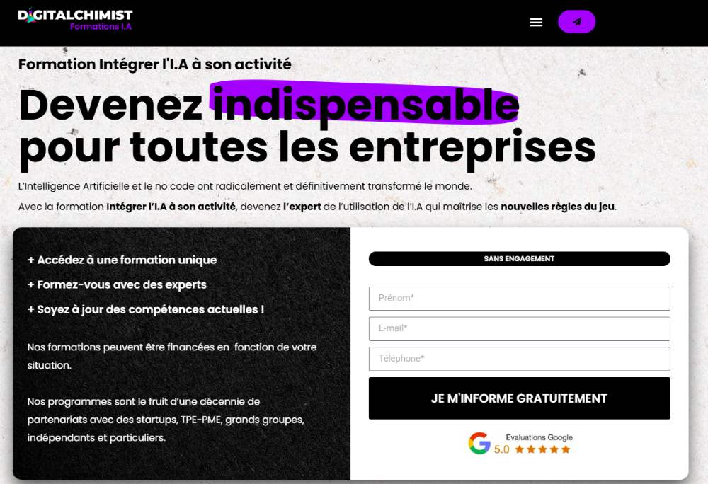 interface formation integrer l ia a son activite de digitalchimist