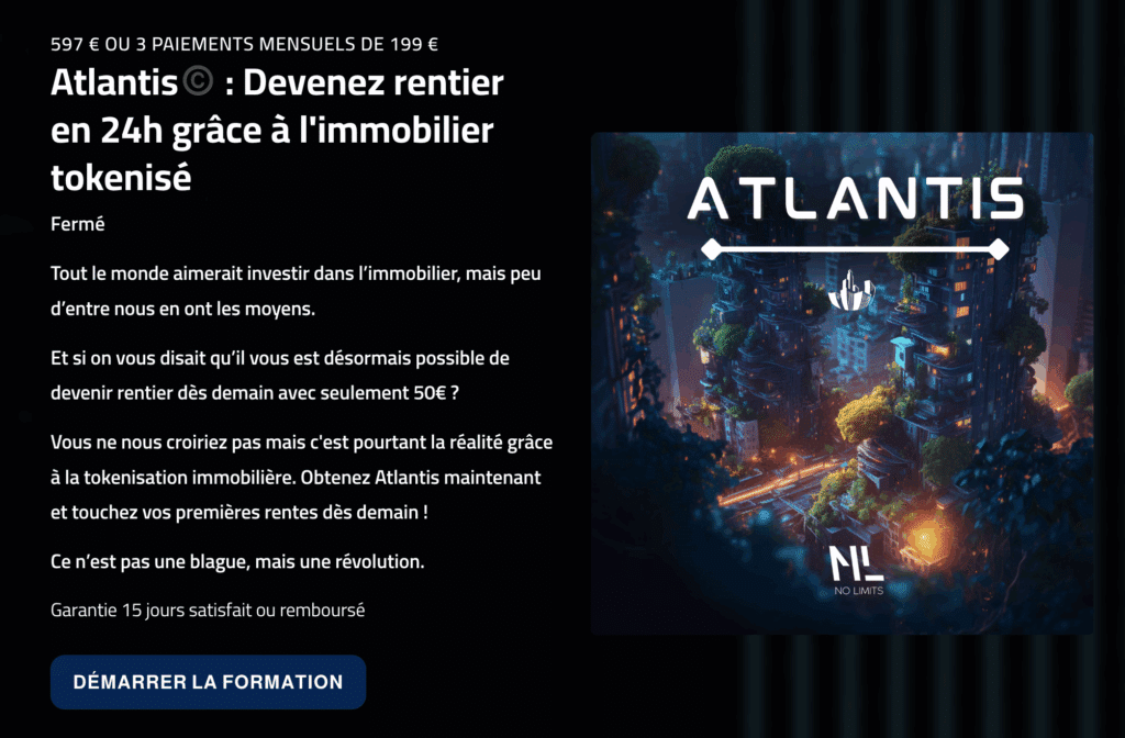 formation atlantis