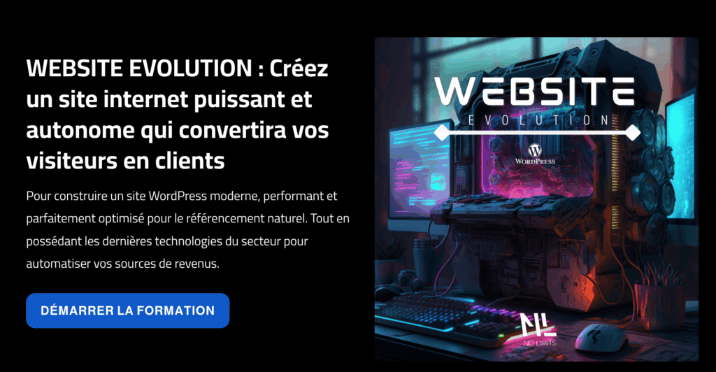 formation website evolution
