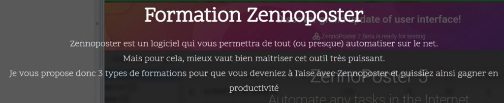formation zennoposter fr