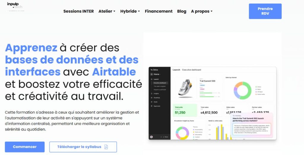 interface formation airtable de inpulp tech