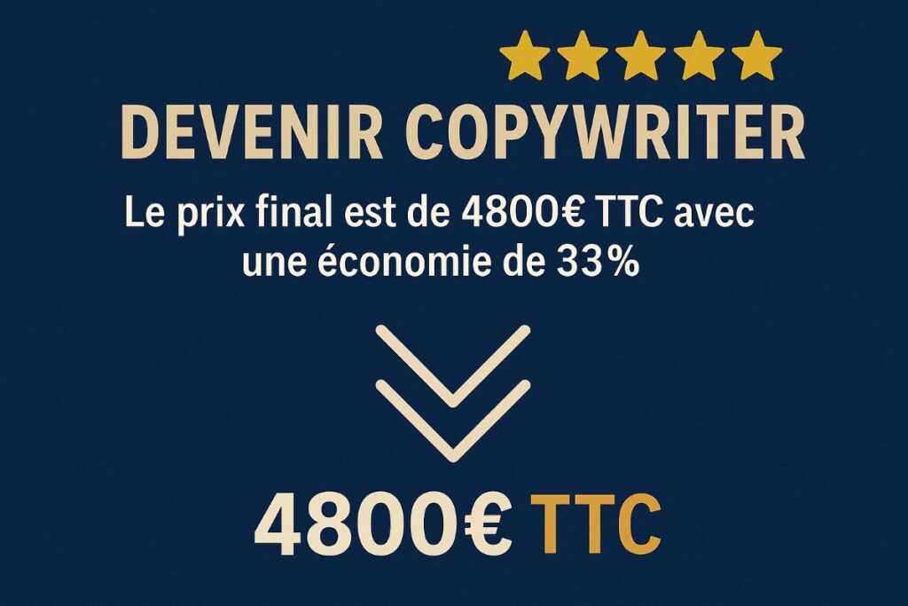 tarif devenir copywriter