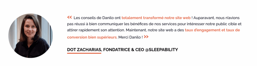 temoignage copywriting academy danilo duchesnes