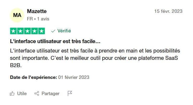 avis 2 trustpilot glide