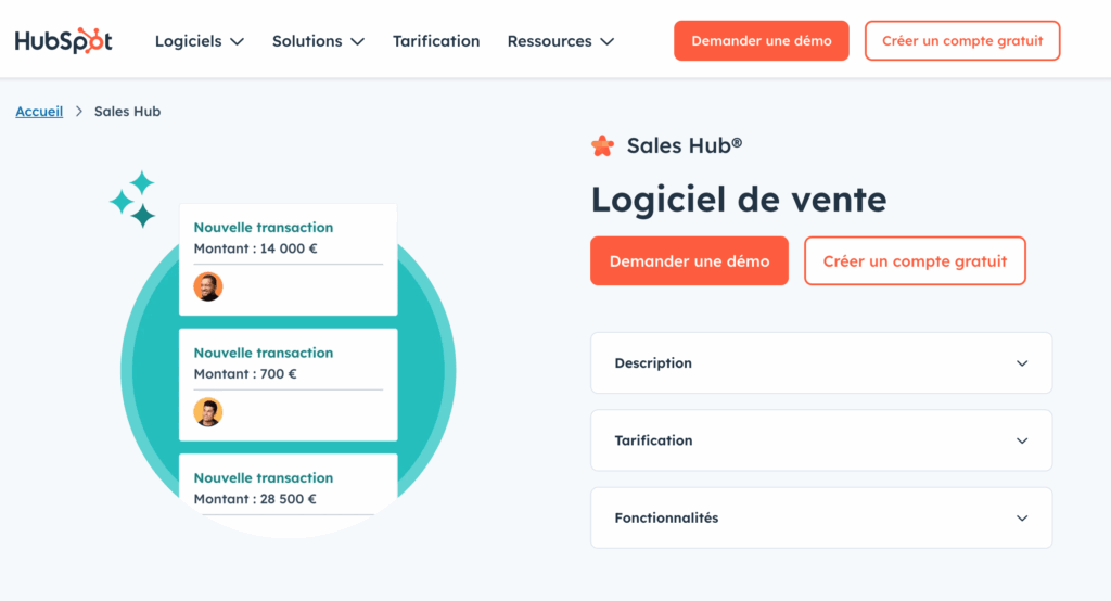 hubspot sales hub avis