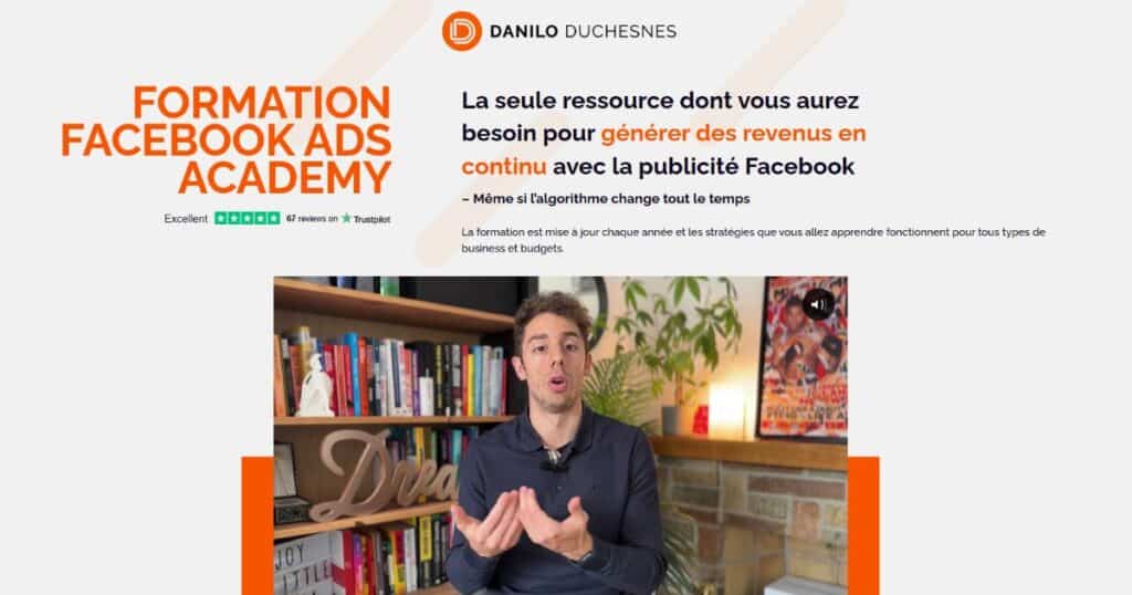 interface facebook ads academy