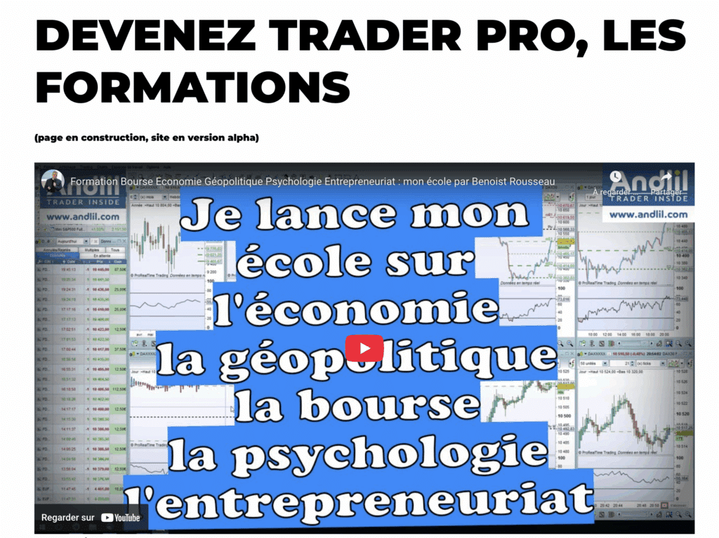 programme devenez trader pro
