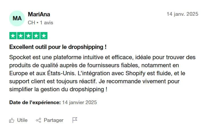 avis 1 trustpilot spocket