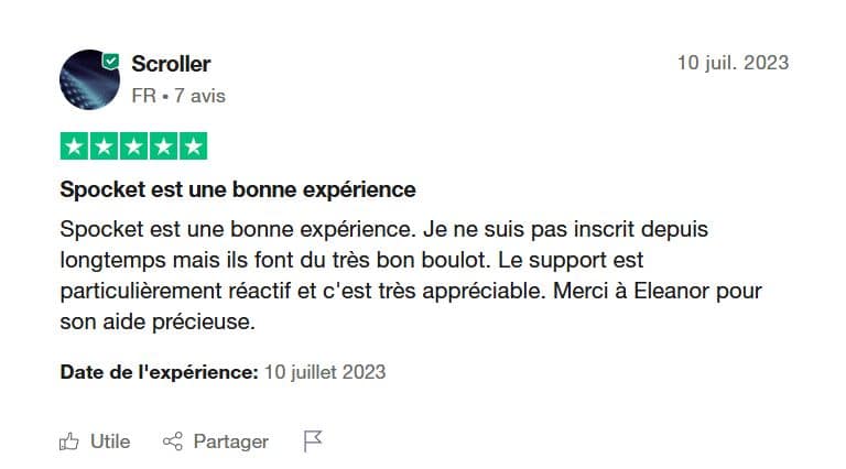 avis 2 trustpilot spocket