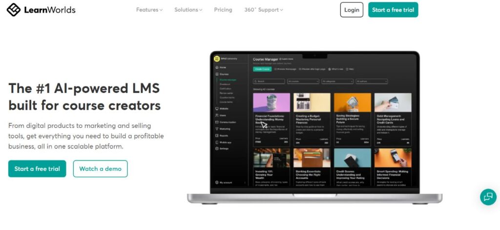 interface learnworlds