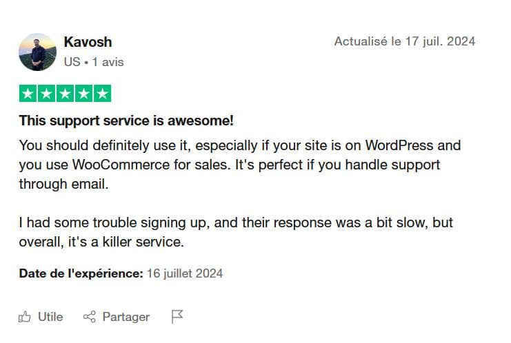 avis 1 trustpilot help scout