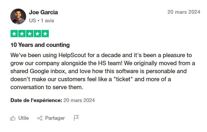 avis 2 trustpilot help scout
