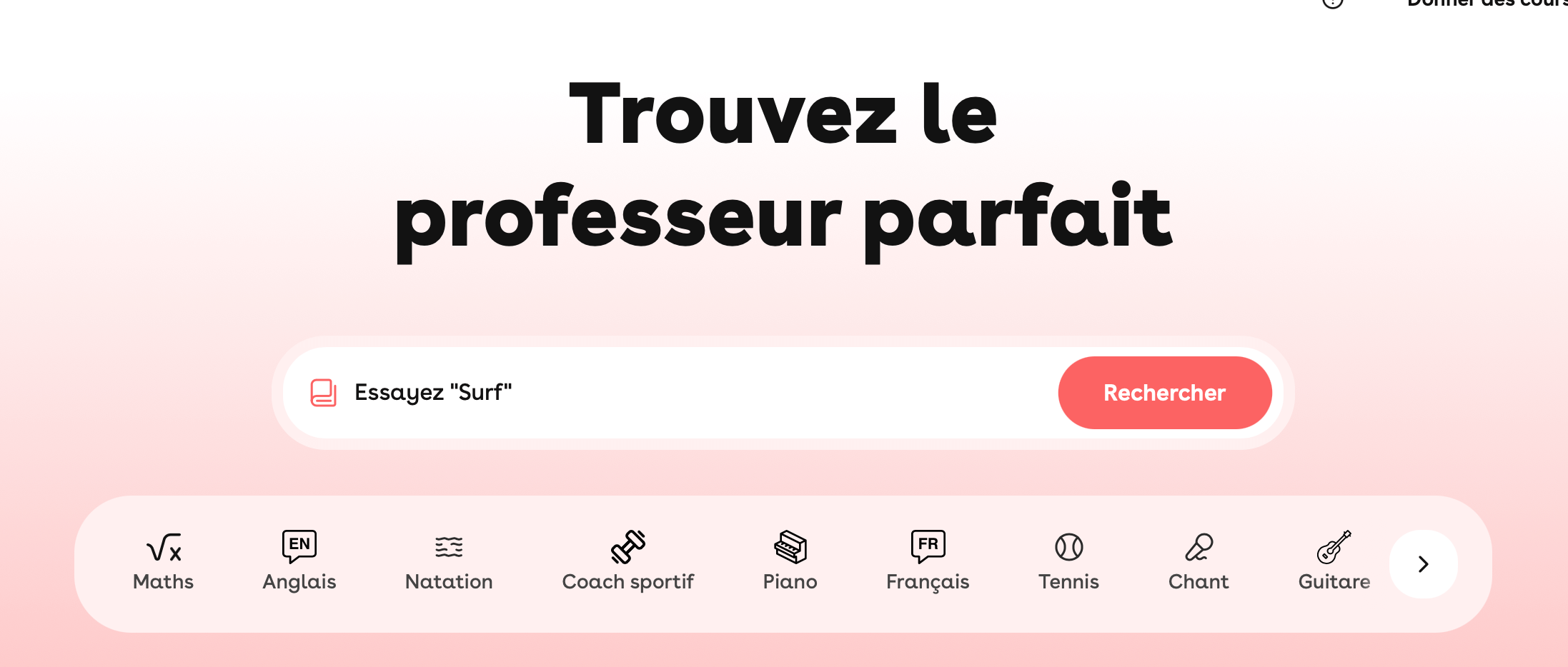 cours particuliers en ligne