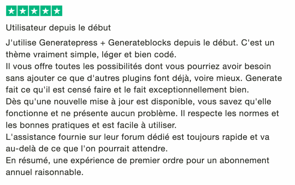 generatepress avis 1